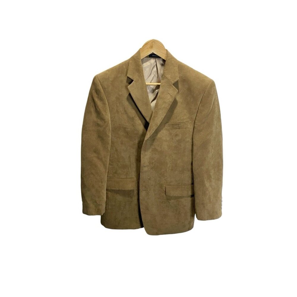 Calvin Klein Mens Brown Corduroy Soft Blazer Sport Coat Suit Jacket 36SH
